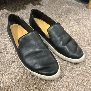 Birdies black leather sneakers